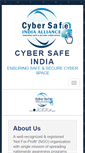 Mobile Screenshot of cybersafeindia.org