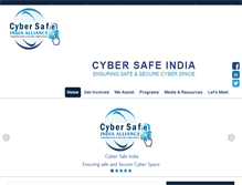 Tablet Screenshot of cybersafeindia.org